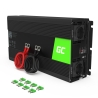 Green Cell ® -taajuusmuuttajan jännitemuuntaja 24V - 230V 1500W / 3000W