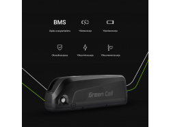 E-Bike Akku 48V 20Ah Li-Ion Rear Rack Batterie mit Ladegerät Green Cell®