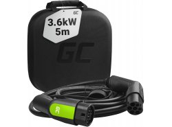 Green Cell Latauskaapeli Tyyppi 2 3.6kW 16A 5m varten Lataamiseen EV Sähköautojen ja Plug-In Hybridien PHEV