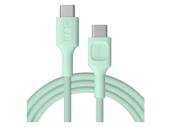 USB-C-kaapeli 2m 100W Greencell PowerStream Pikalataus PD Mint Green