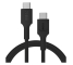 USB-C-kaapeli 1,2m 100W Greencell PowerFlex Pikalataus PD Panther Black